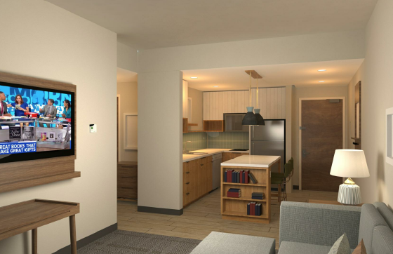 Staybridge Suites Gen 7,0 Taupe Scheme Kitchen 